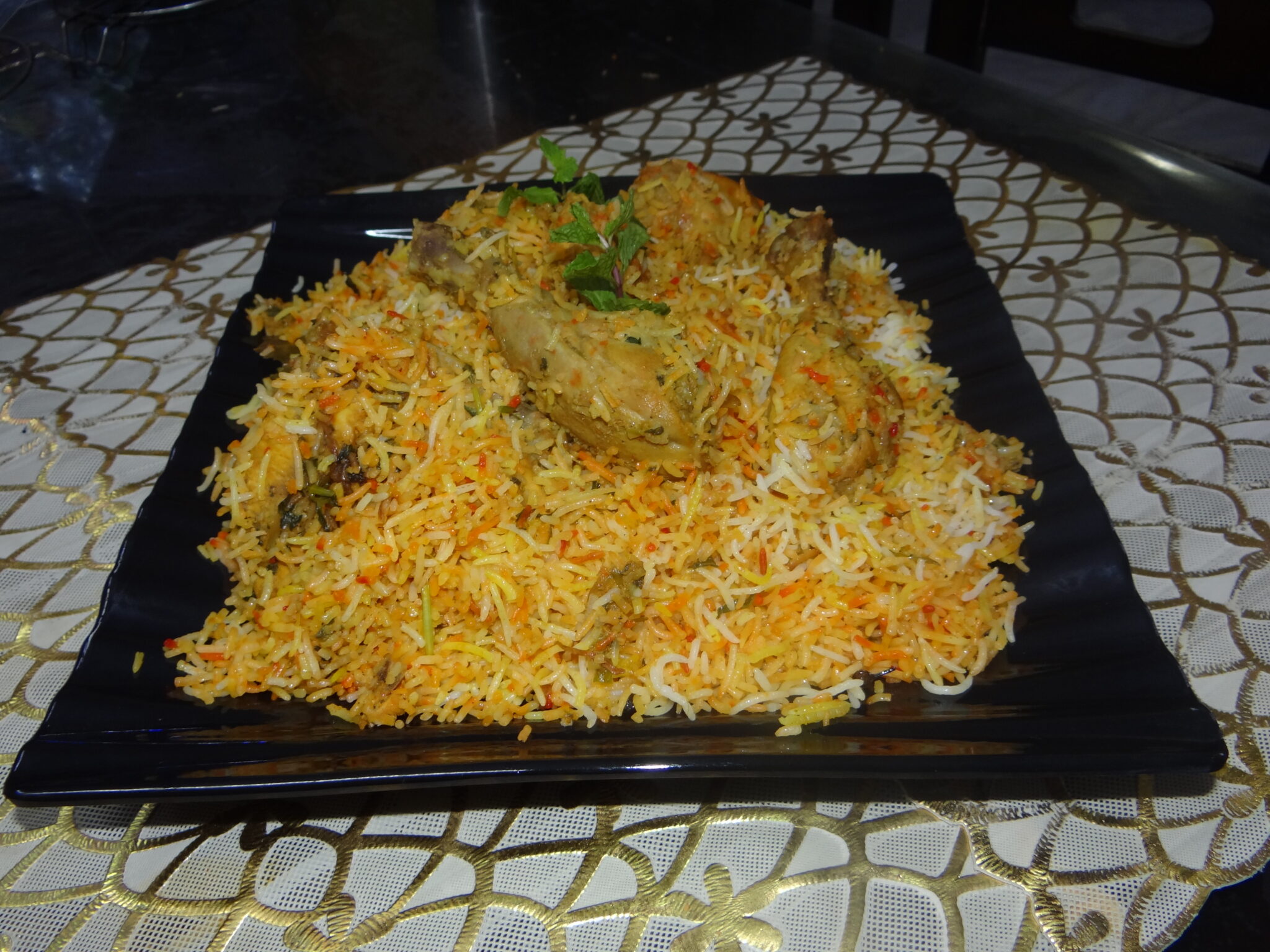 Yummy Hyderabadi Chicken Dum Biryani near me to get for a taste